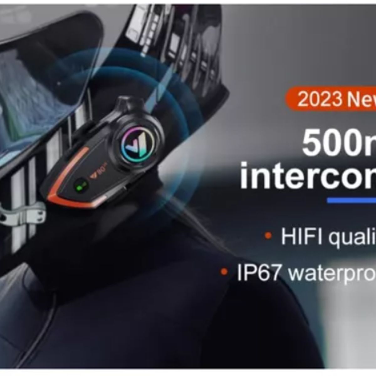 INNOVA - Intercomunicador Para Casco Bluetooth Conexion Universal