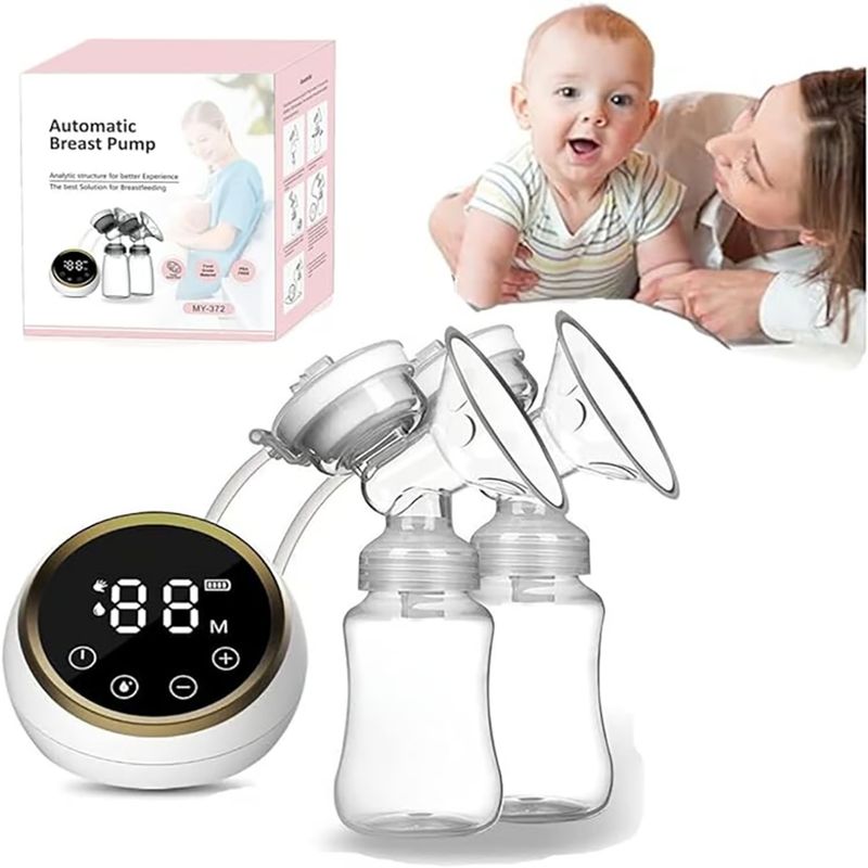 GENERICO - Doble Extractor De Leche Eléctrico 3 models con 9 niveles