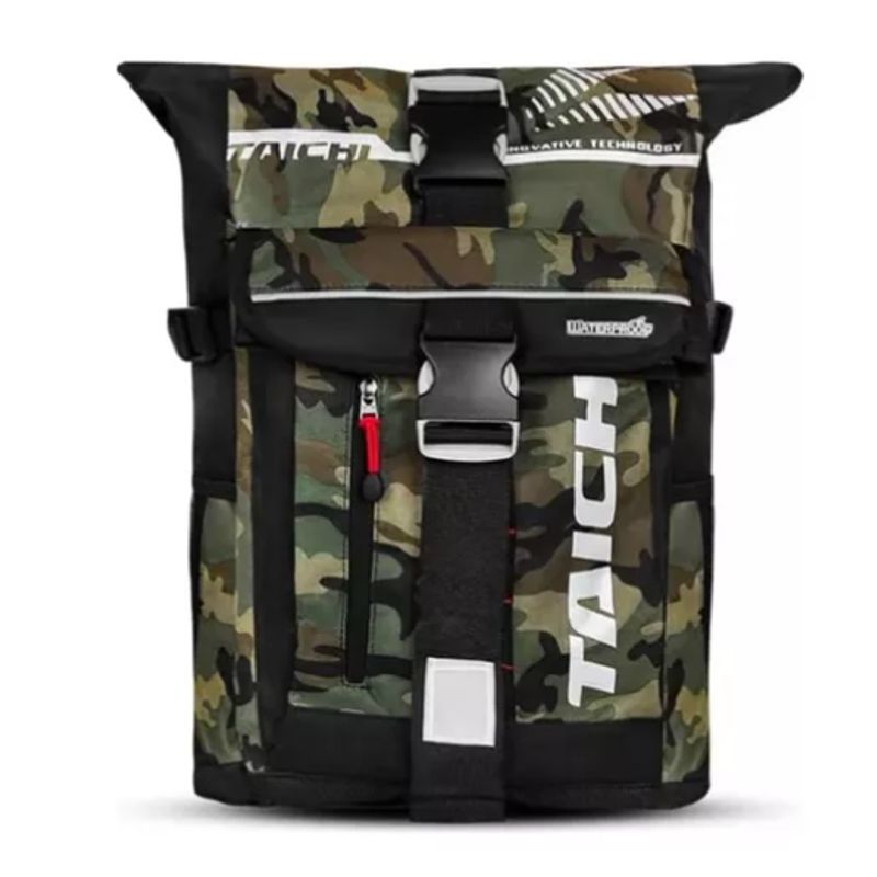INNOVA - Morral Maleta Motociclista Impermeable Reflectiva Luz Ip66