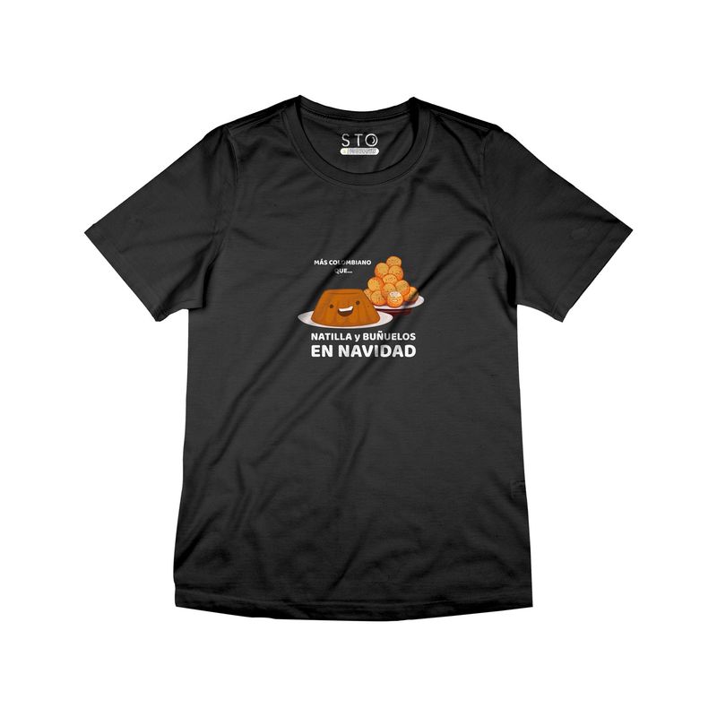 SIABATTO - Camiseta Estampada Mujer - Natilla & Buñuelos
