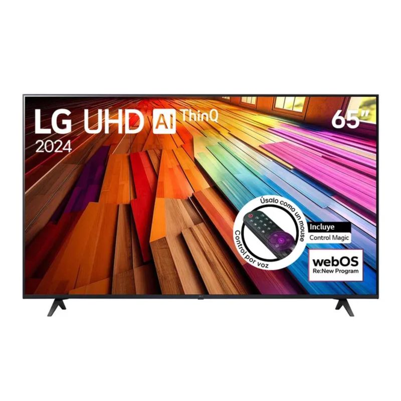 LG - Televisor LG 65" Pulgadas 164 Cm 65UT8050PSB 4K-UHD LED Smart TV