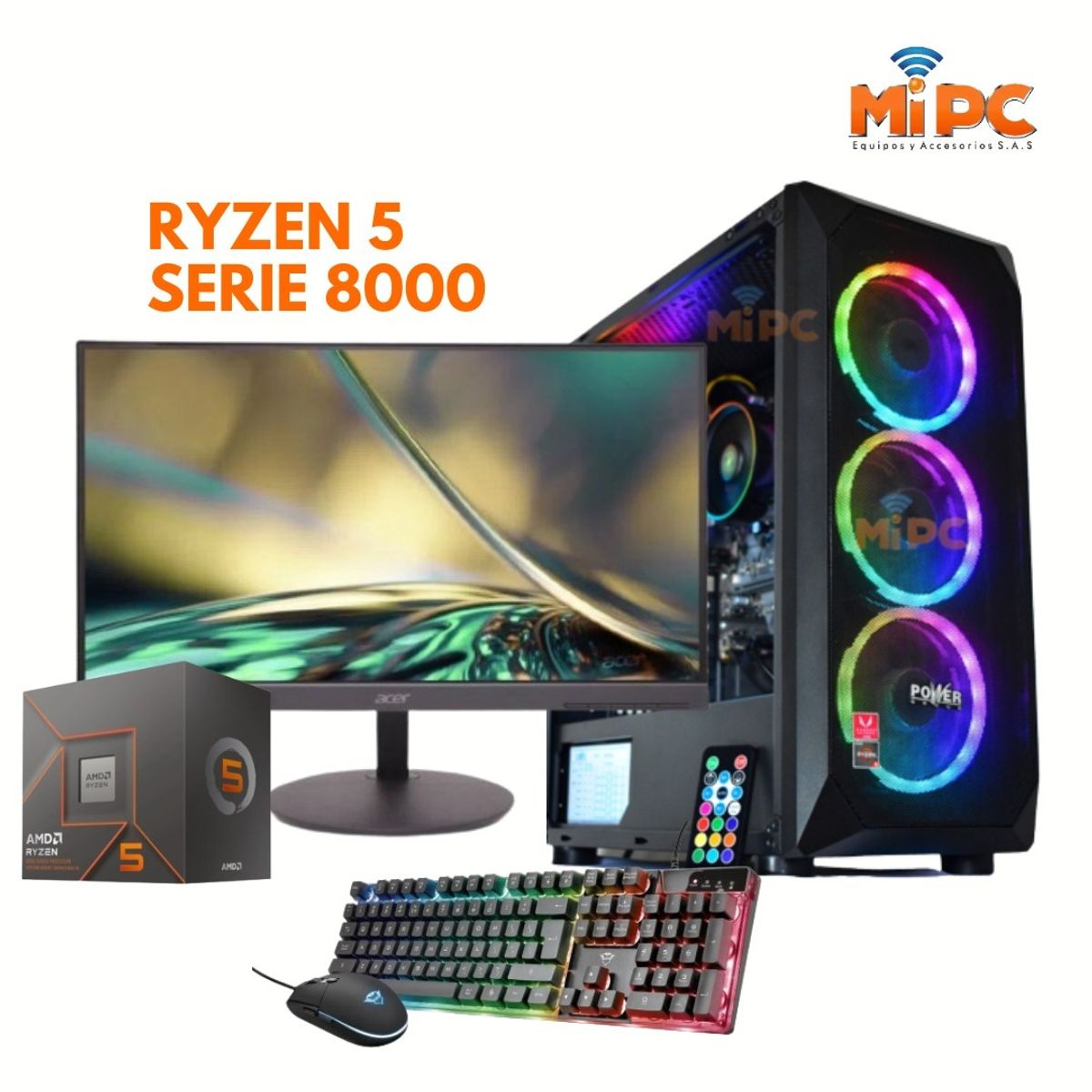 POWER GROUP - Computador  Gamer Ryzen 5 8500g