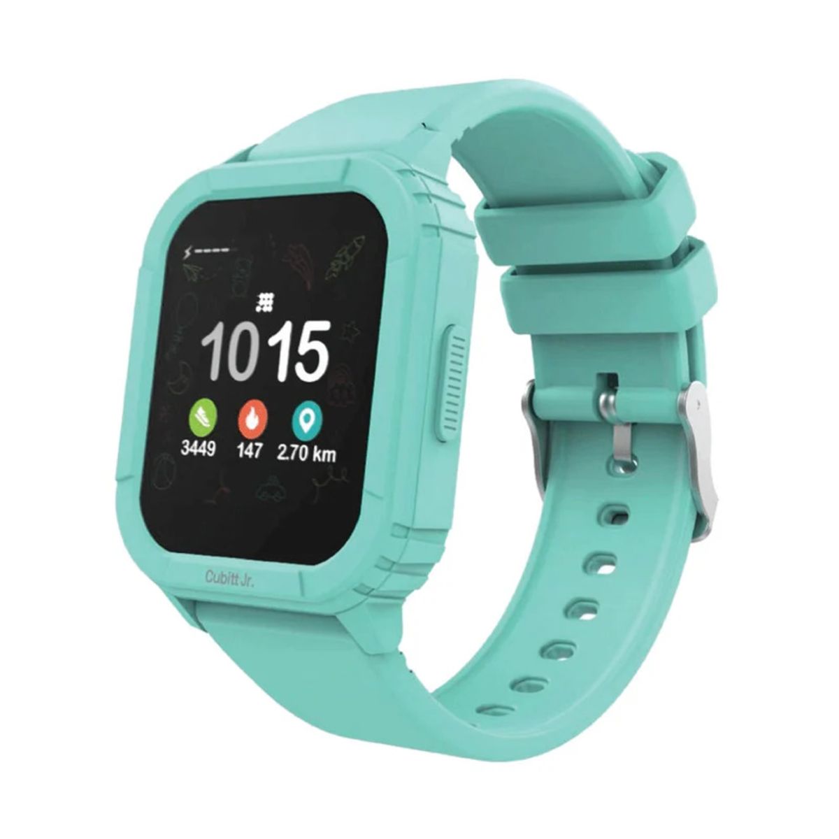CUBITT - Smartwatch Reloj Inteligente De Niños Cubitt Jr Pantalla 1.4 pulg. Arctic Blue
