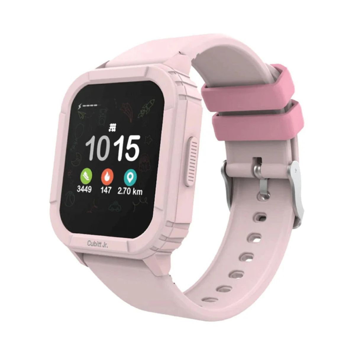 CUBITT - Smartwatch Reloj Inteligente De Niños Cubitt Jr. Pantalla 1.4 pulg. Dreamy Pink