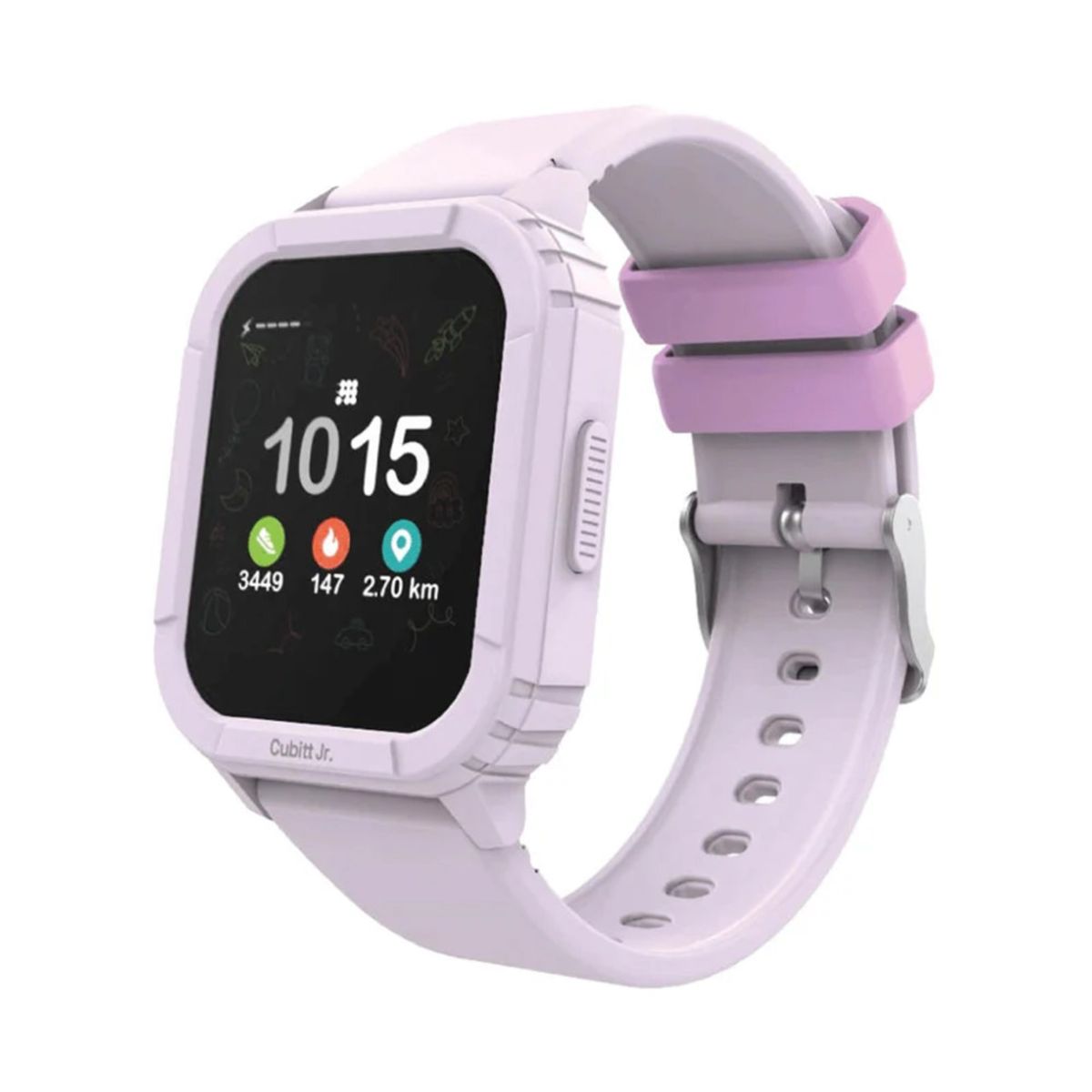CUBITT - Smartwatch Reloj Inteligente De Niños Cubitt Jr. Pantalla 1.4 pulg. Dusty Lilac