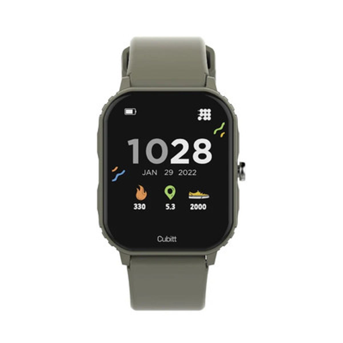 CUBITT - Smartwatch Reloj Inteligente Cubitt Teens 1.69 Pulg. Forest Green