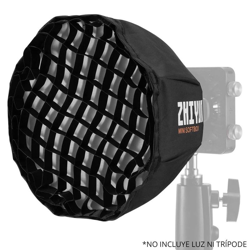 ZHIYUN - Mini Softbox Zhiyun Zy Para Luz Molus X100 Molus X60 con Rejilla