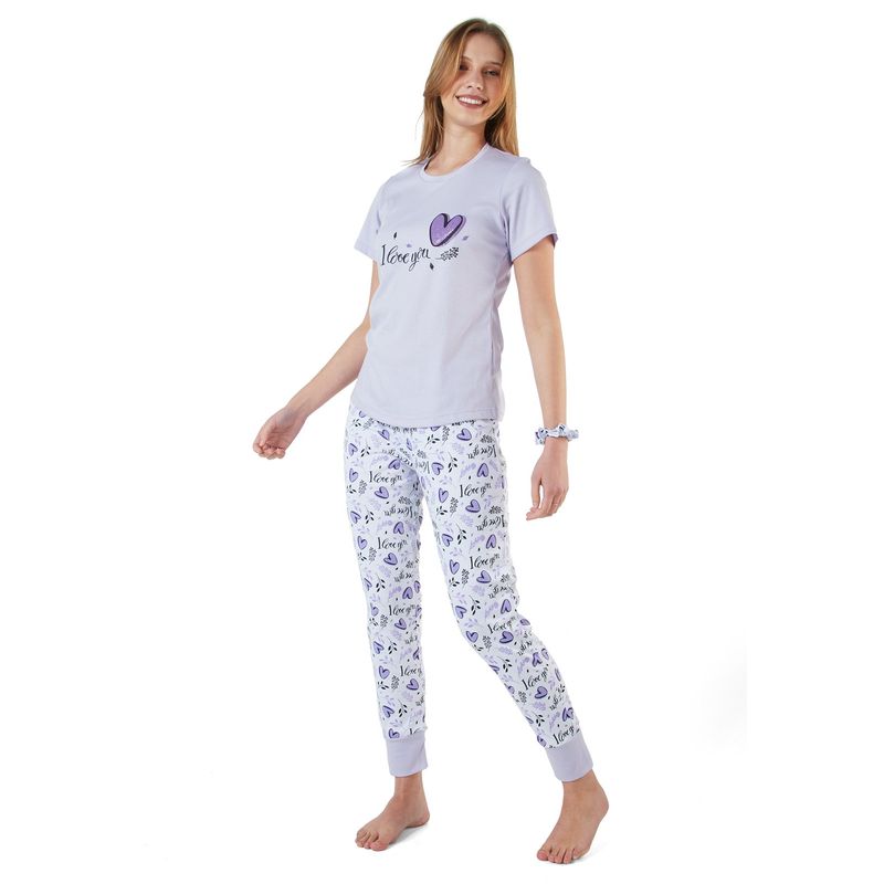 SANTANA - Pijama Mujer Hanna Malva