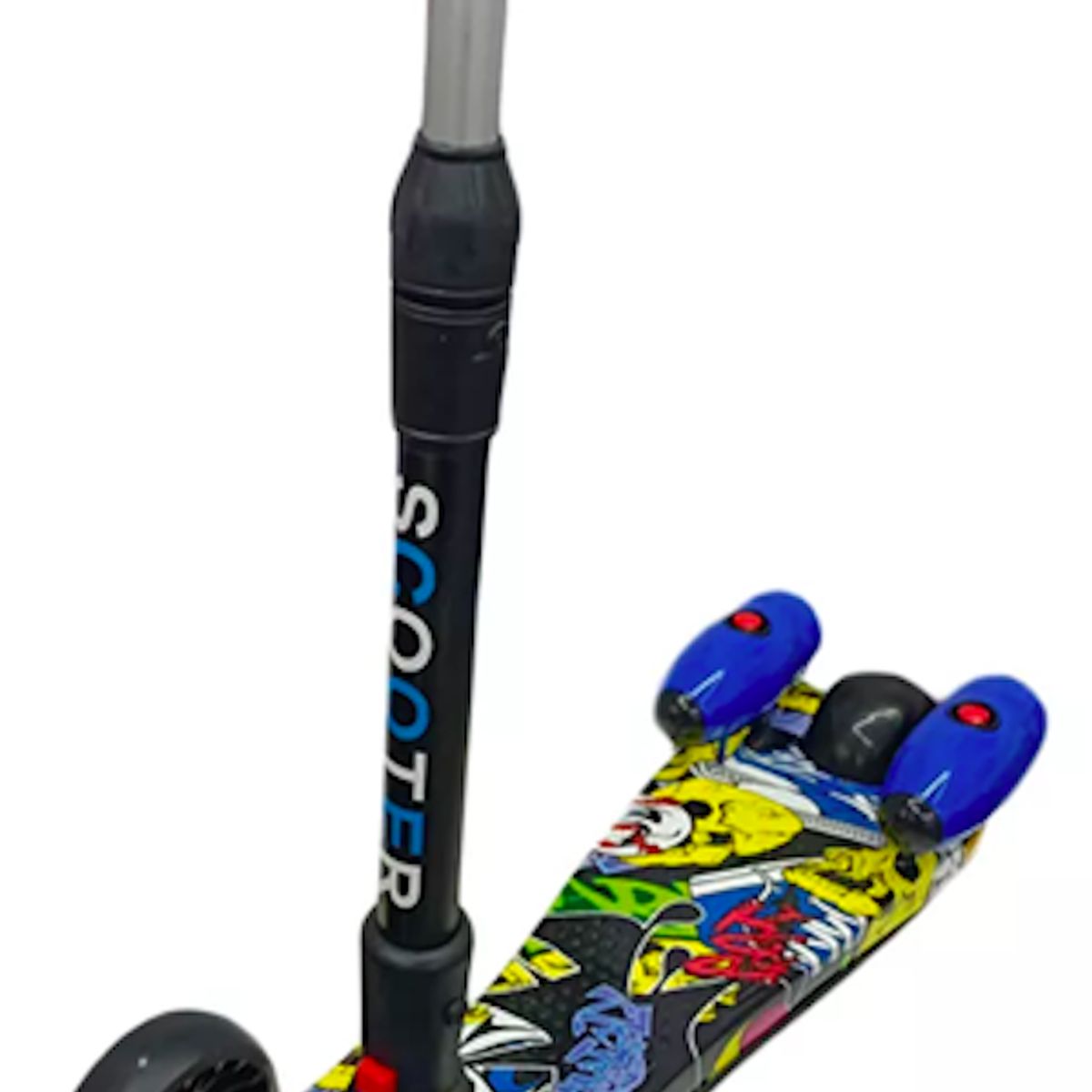 GENERICO - Patineta Scooter Con Humo Para Niños Bluetooth Y Luces GRAF