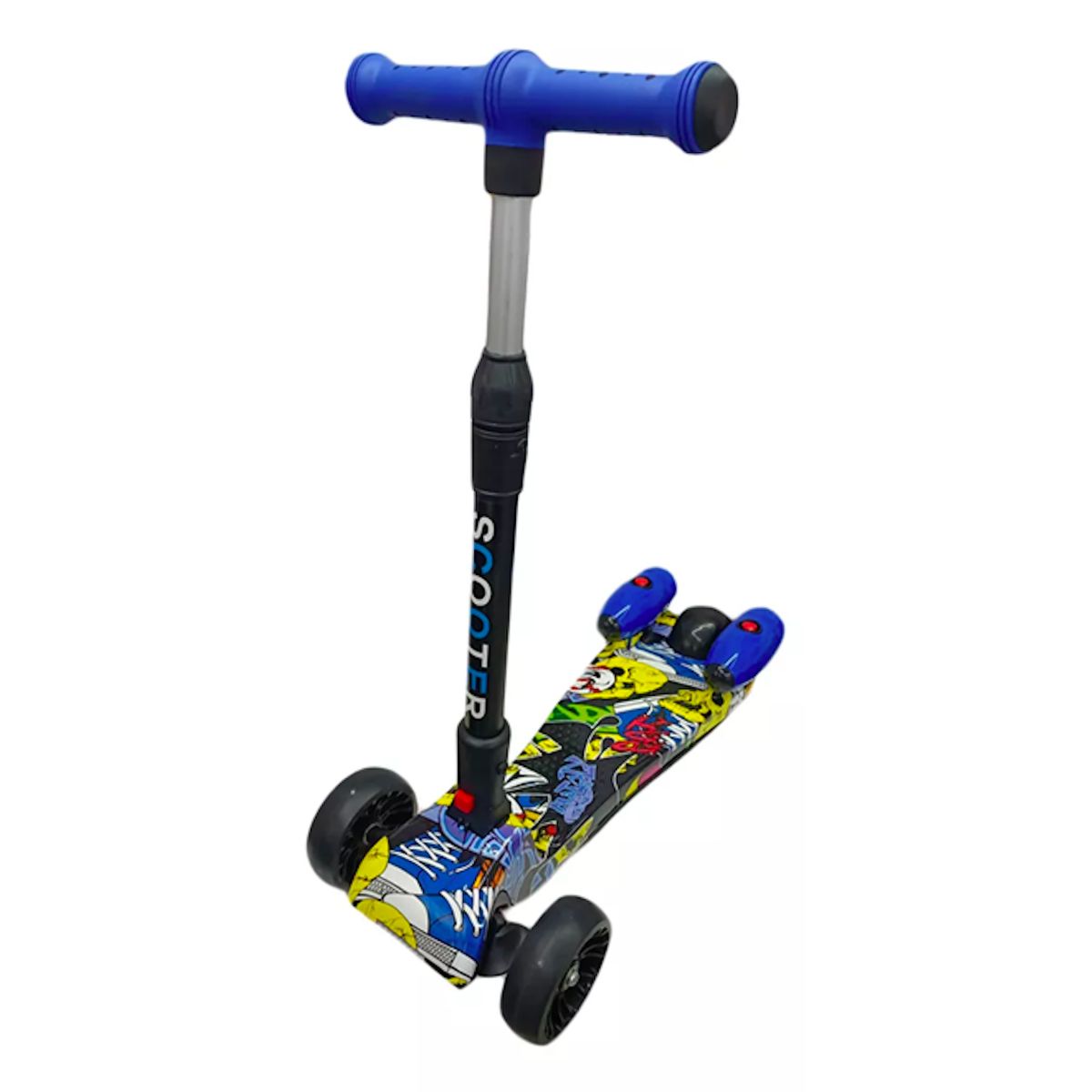 GENERICO - Patineta Scooter Con Humo Para Niños Bluetooth Y Luces GRAF