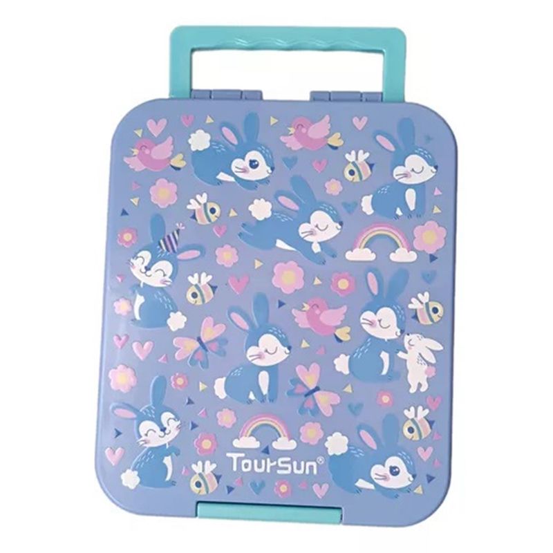 GENERAC - Lonchera Niños Hermetica Tritan Bento Box Conejitos