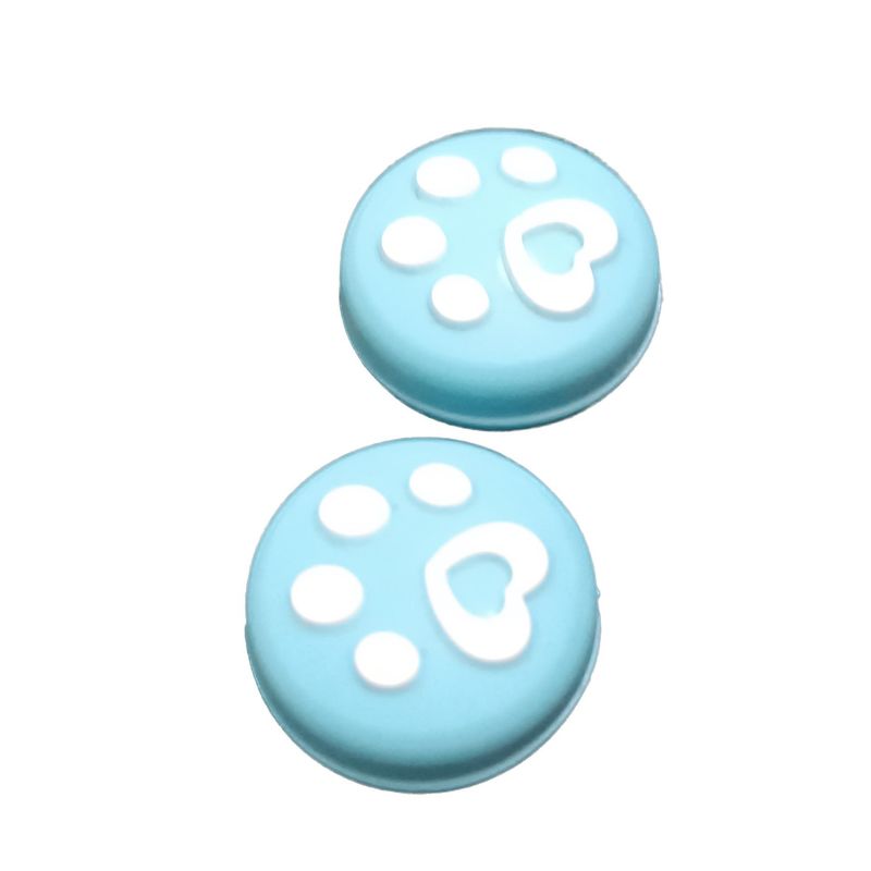 GENERICO - Protectores de Joystick para Nintendo Switch - Ultra Ligero  Azul Claro Huella Corazon
