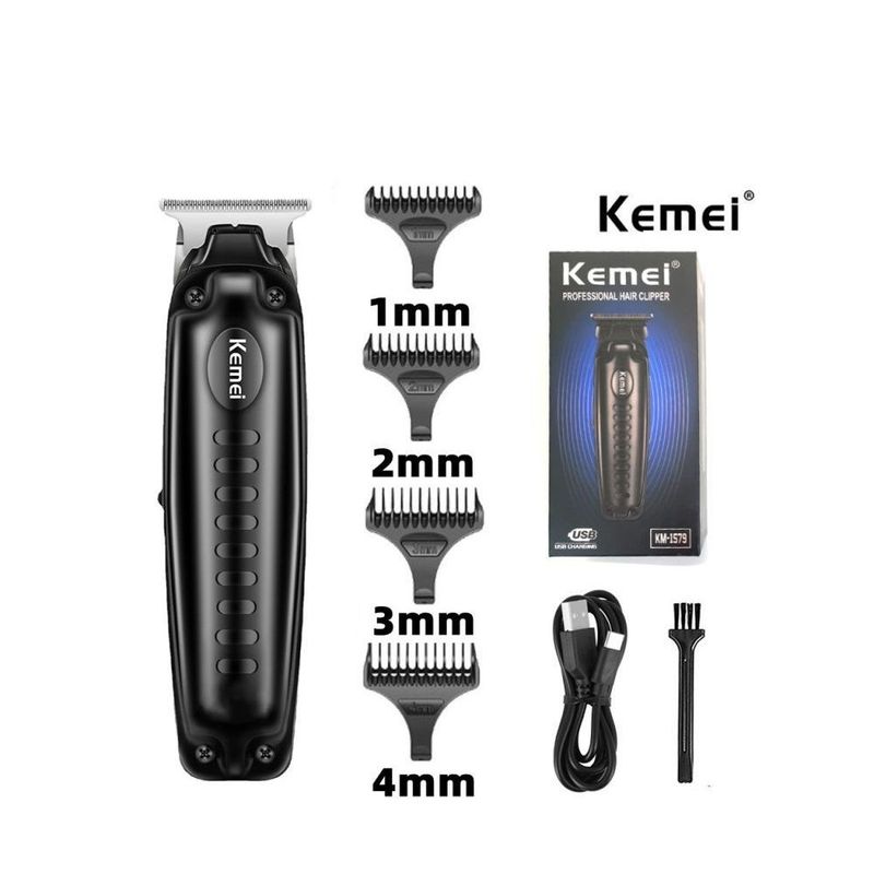KEMEI - Maquina Cortadora De Pelo Original E Inalambrica Kemei 1579