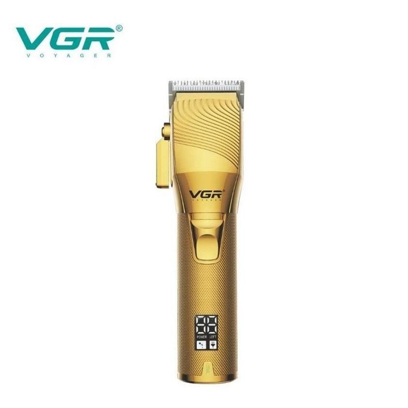 VGR - Cortadora De Pelo Barba Clipper VGR V-280 Display Led Usb Recargable
