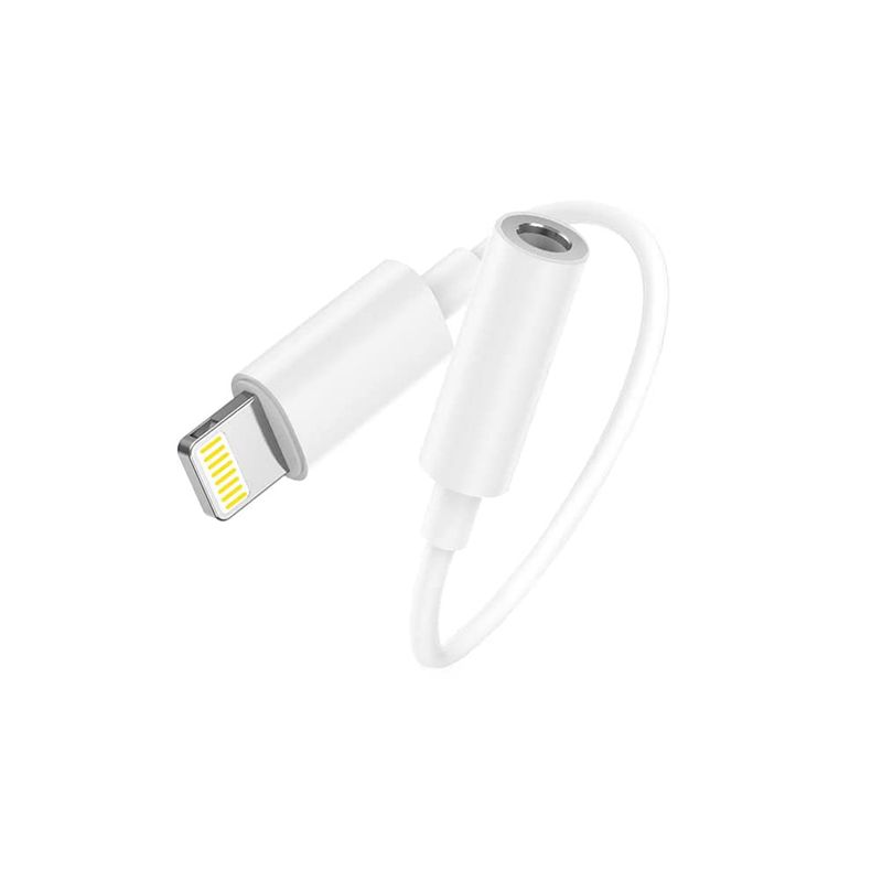 convertidor de Lightning Iphone a plug para audífonos GENERICO