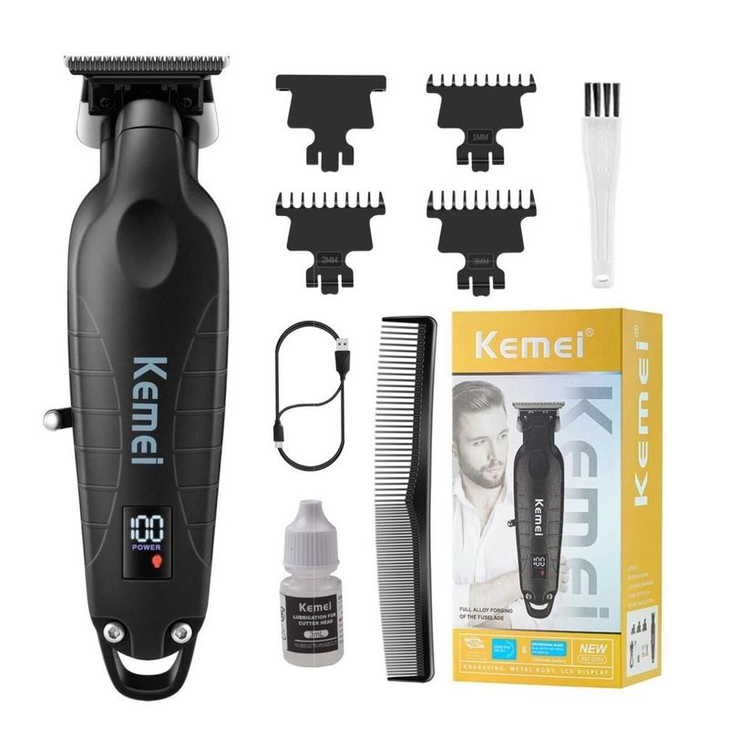 KEMEI - Cortadora De Cabello Original E Inalambrica Kemei 2293 Recargable