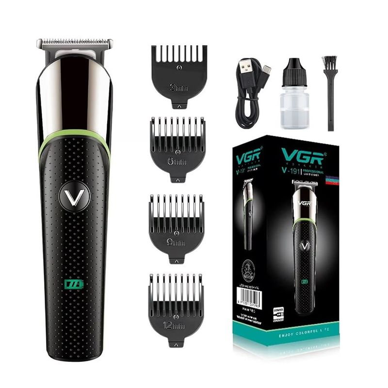 VGR - Maquina Patillera Recargable VGR 191 Trimmer Inalambrica