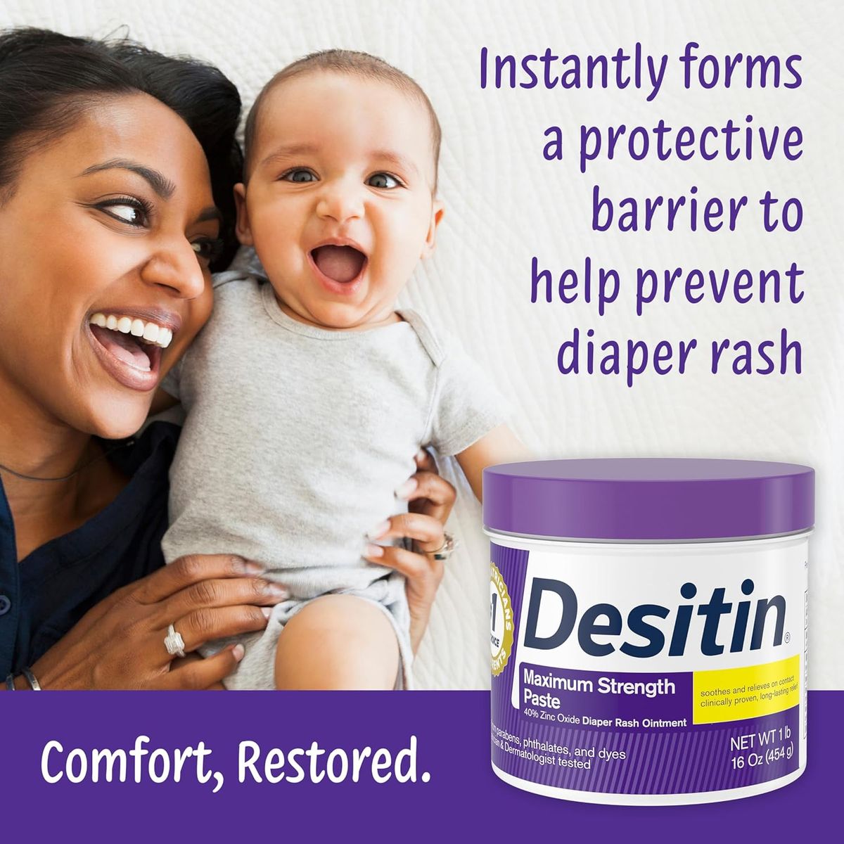 DESITIN - Desitin Crema Rapido Alivio Maximum Strenght 454gr