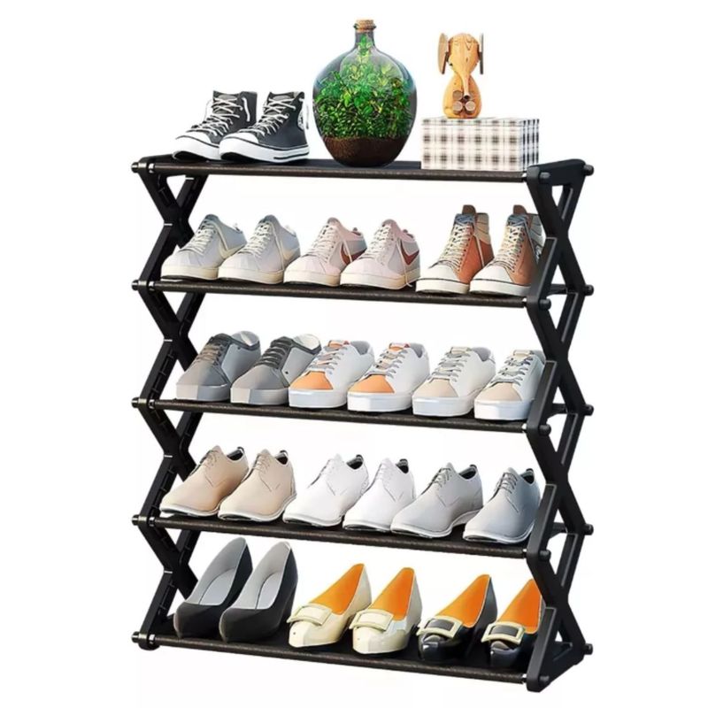 ONE PIXEL - Estante Zapatero 5 Niveles Organizador en Forma de X
