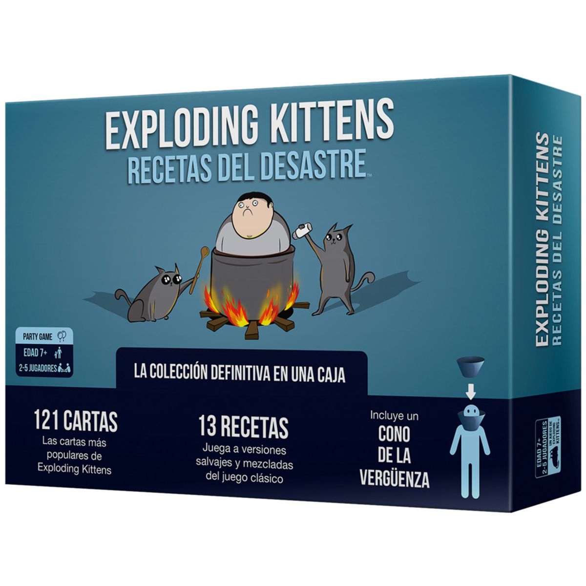 ASMODEE - Exploding Kittens Recetas Del Desastre Juego De Mesa Español