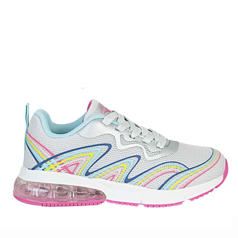 THROWING - Tenis de Niña marca THROWING en Color GRIS   TENIS FUZ  39-24-2 JUN F