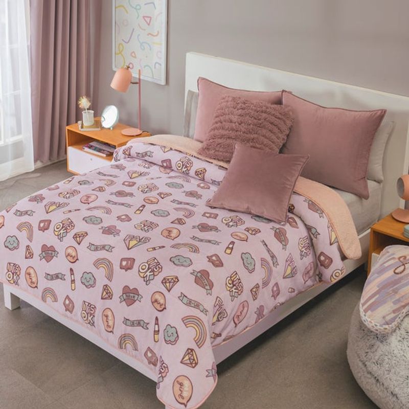 VIANNEY - Vianney Cobija Invernal Fun QUEEN SIZE-DOBLE