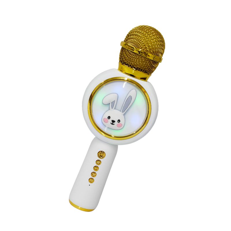 GENERICO - Micrófono Karaoke Para Niños De Conejo Blanco