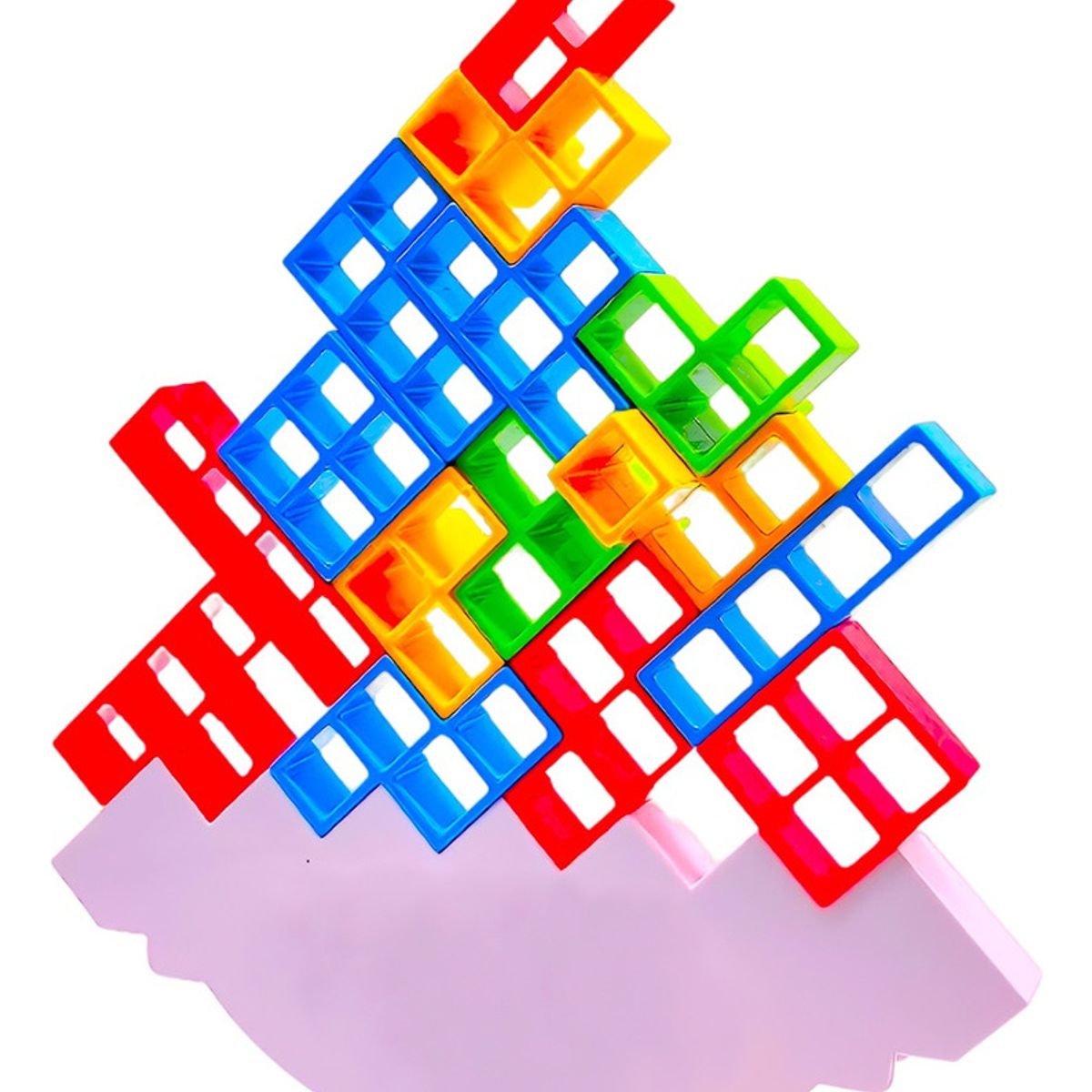 GENERICO - Juego Mesa Tetris Balance Equilibrio Torre Apilable Bloques