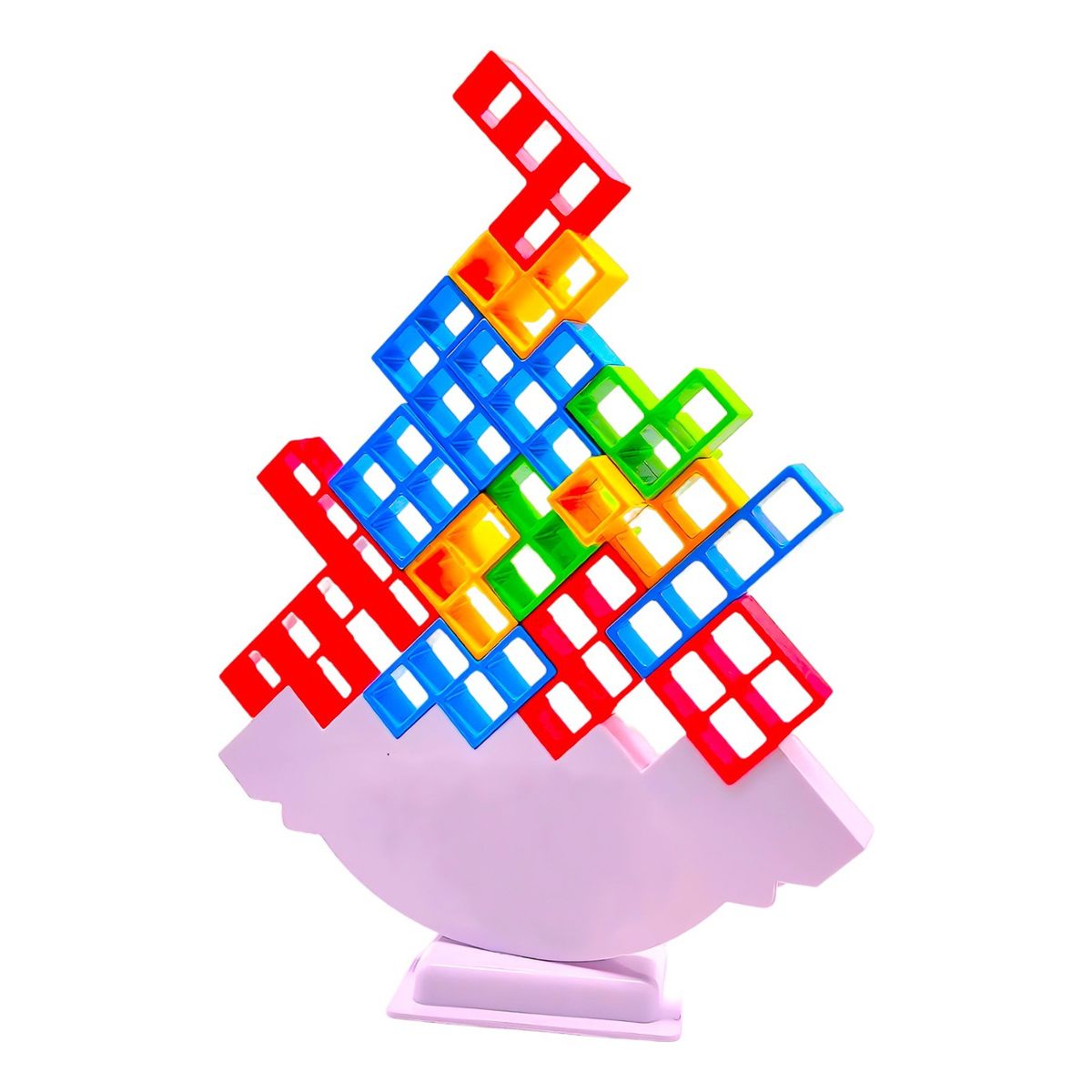 GENERICO - Juego Mesa Tetris Balance Equilibrio Torre Apilable Bloques