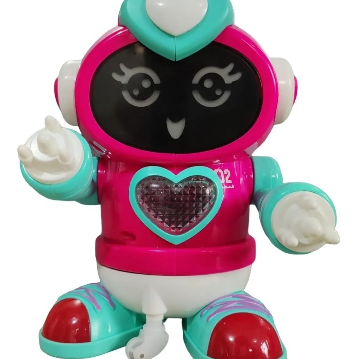 GENERICO - Juguete Robot Educativo Bailarín Luces Sonido Batería Niños
