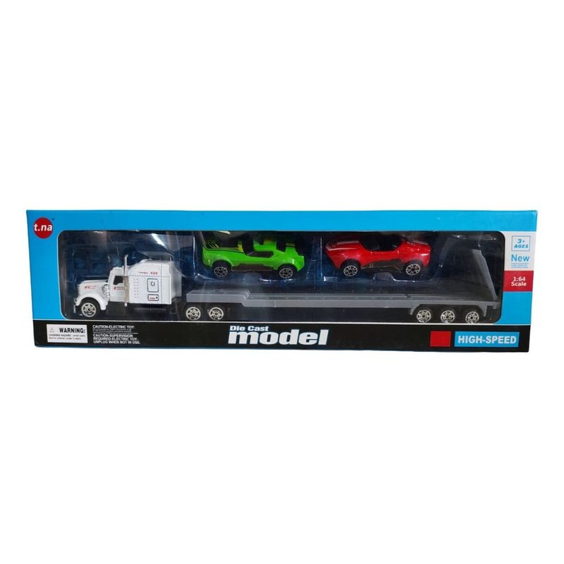 GENERICO - Carro Juguetes Niños Grúa Carros Carreras 3 Vehículos