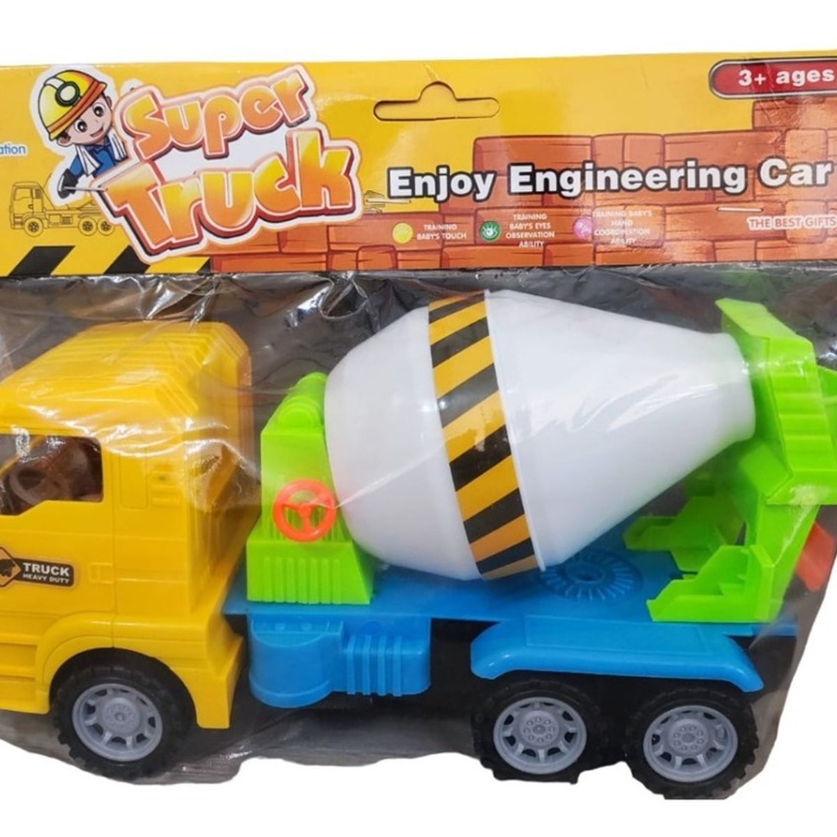 GENERICO - Mezcladora Juguete Carro Construcción Articulada Camión Niño