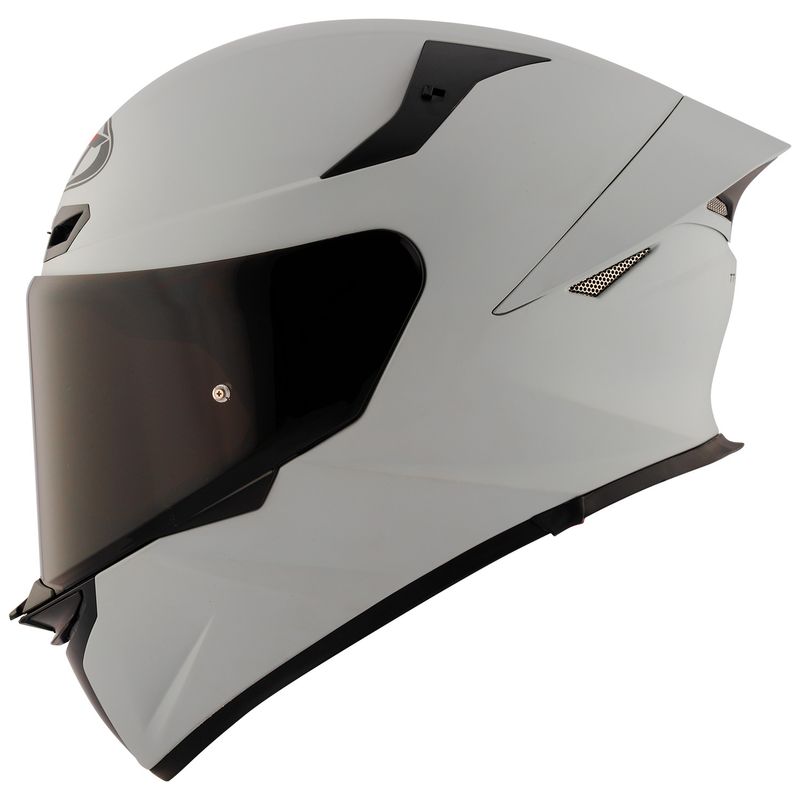 KYT - CASCO KYT TT-REVO GRIS CLARO PLANO MATE M