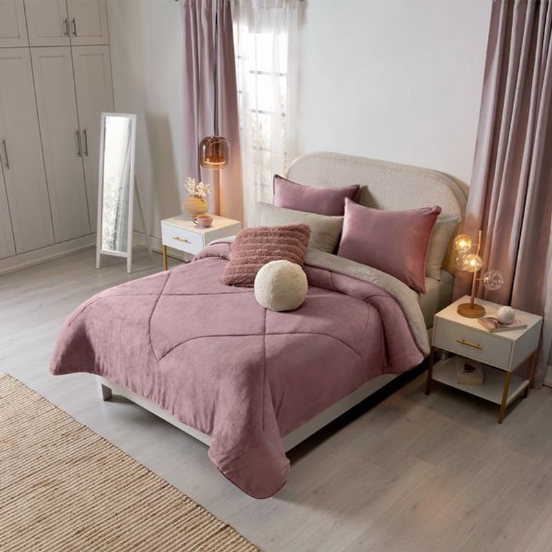 VIANNEY - Vianney Cobija Invernal Lila KING SIZE-QUEEN SIZE