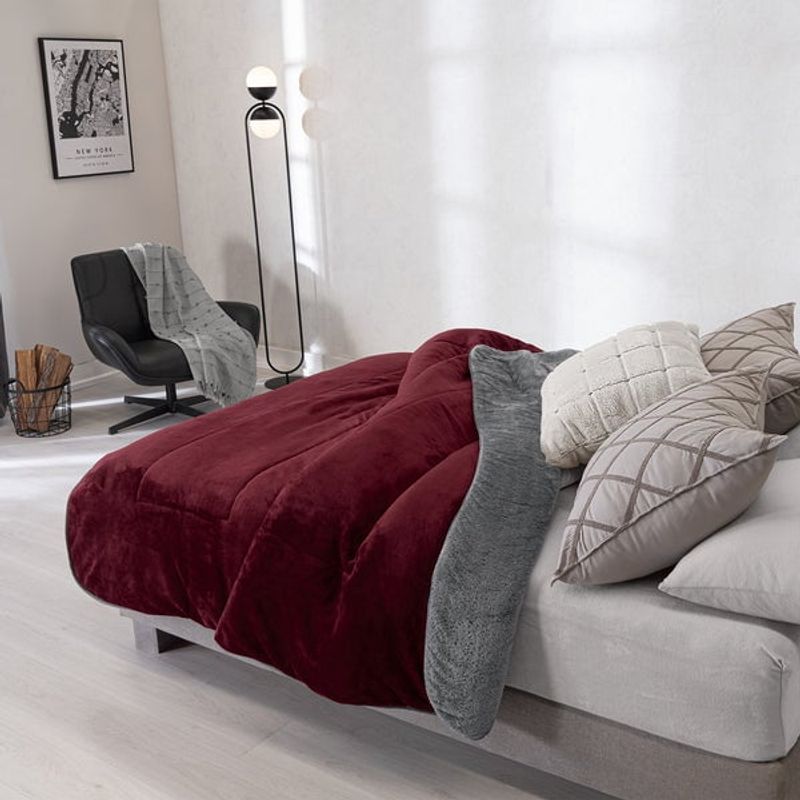 VIANNEY - Vianney Cobija Invernal Tinto KING SIZE-QUEEN SIZE