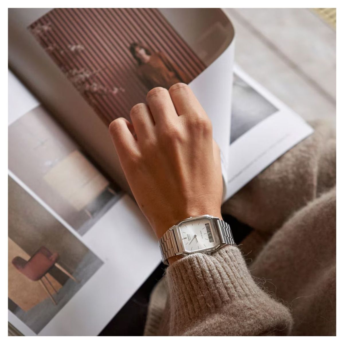 CASIO - Reloj Casio Modelo AQ-230A-7A Diseño Vintage