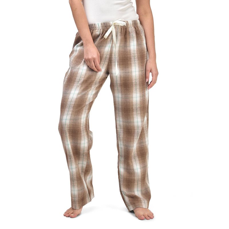 SANTANA - Pantalón Pijama Leñador Mujer Crema