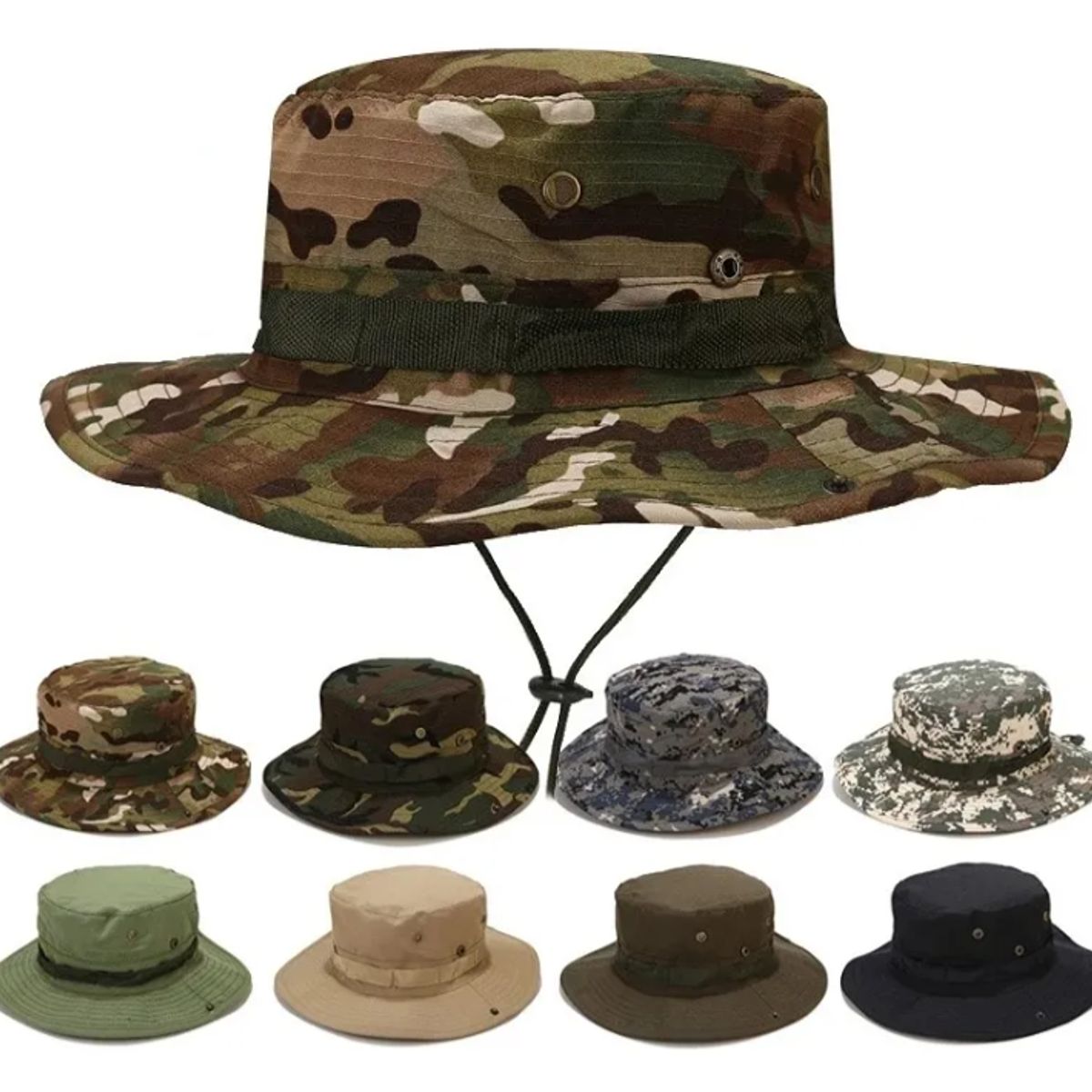 BOUN - Gorro Pesquero Pescador Sombrero Sol Bucket Hat Deporte