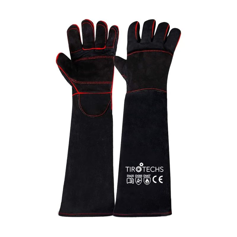GENERICO - Guantes Para Manejo De Fauna Tirotechs Kevlar 60 Cm