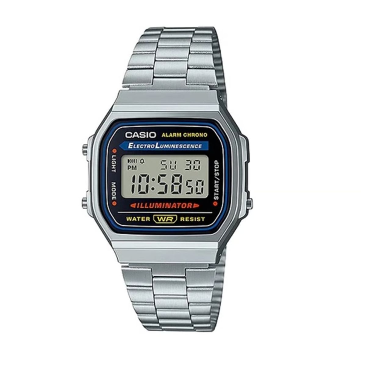 CASIO - Reloj Casio A168WA-1WDF Diseño Vintage