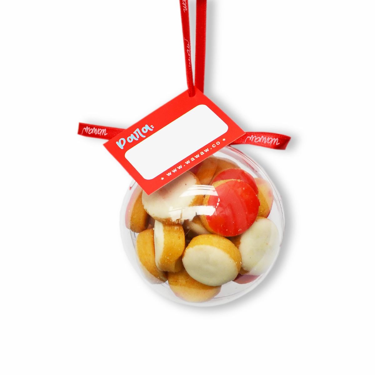 WAWAW - Bola Galletas Navidad para perros