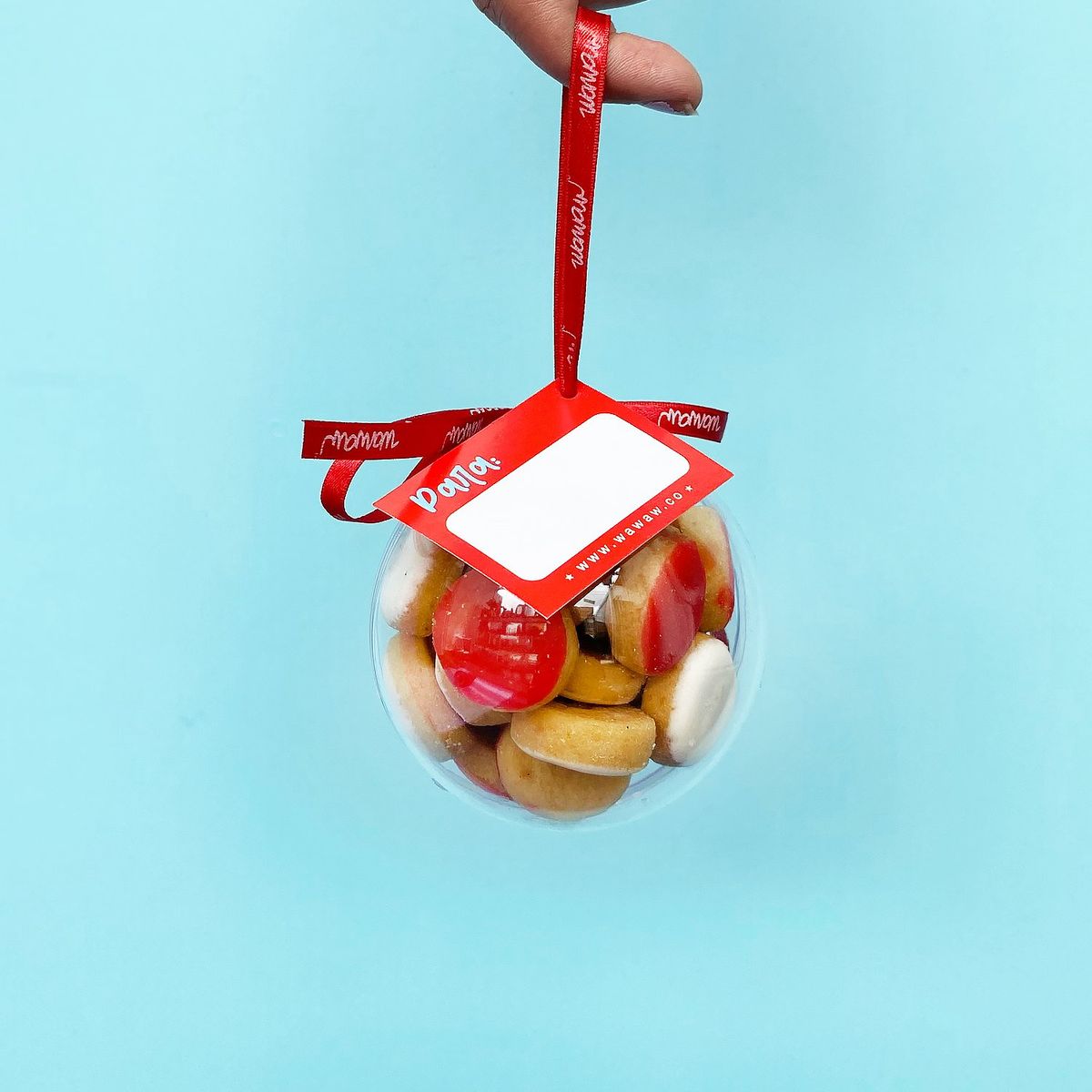 WAWAW - Bola Galletas Navidad para perros