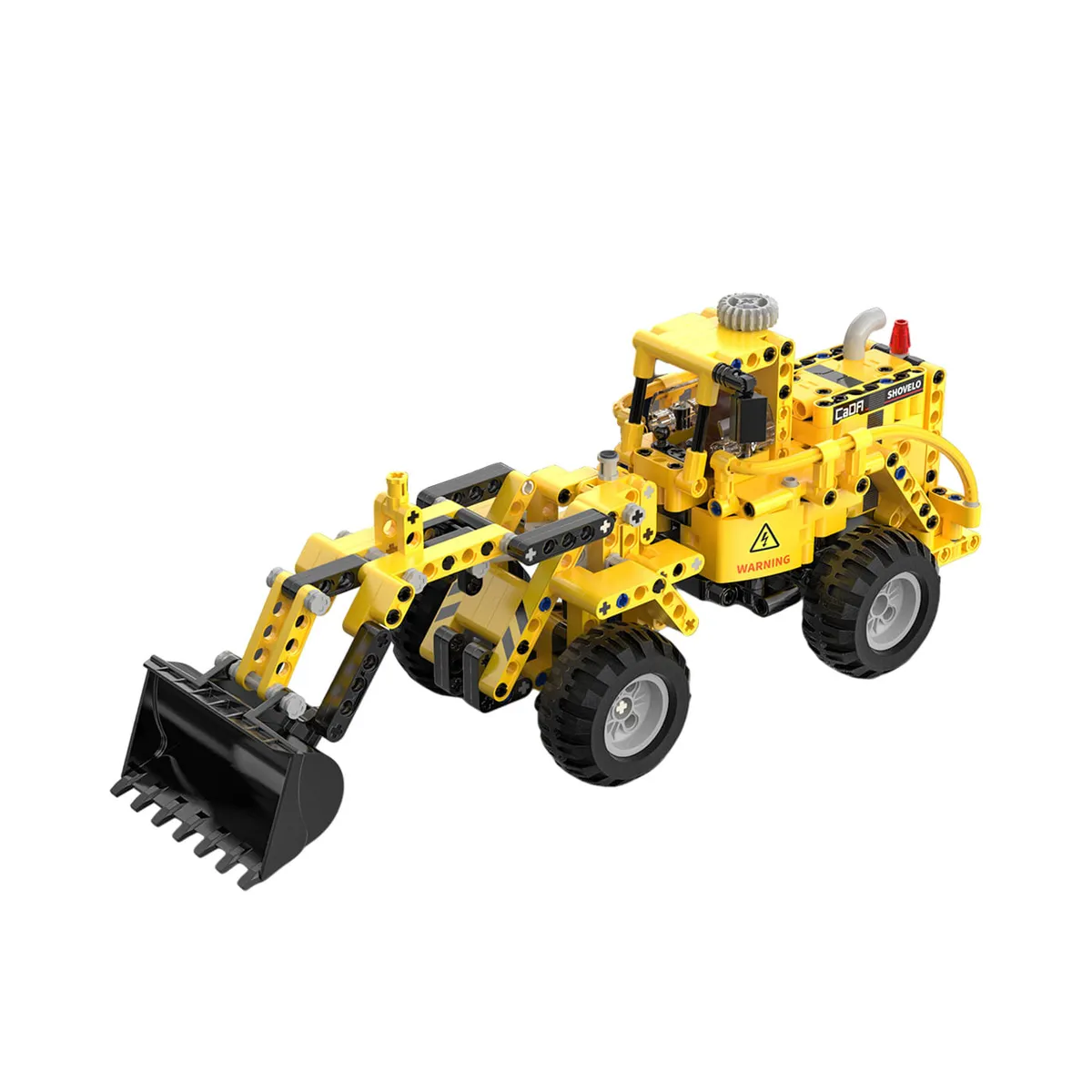 TOY LOGIC - Bloques de Construcción CaDA Máquina Bulldozer Wheel Loader & Wheel Bulldozer