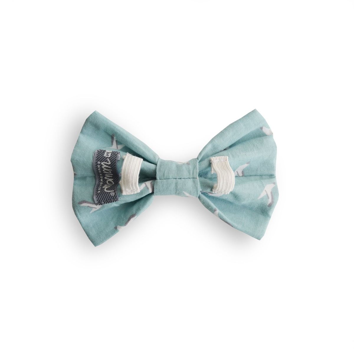 WAWAW - Corbatín para perro talla M Menta Palomas