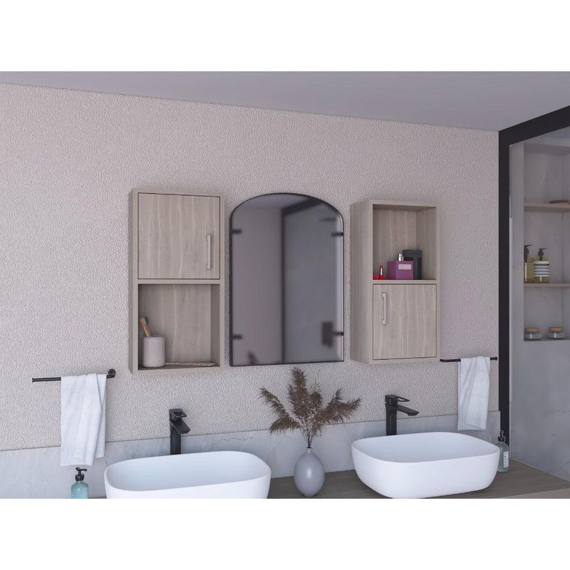 RTA DESIGN - Gabinete de Baño Aqua 4 Bardolino con Puerta Abatible
