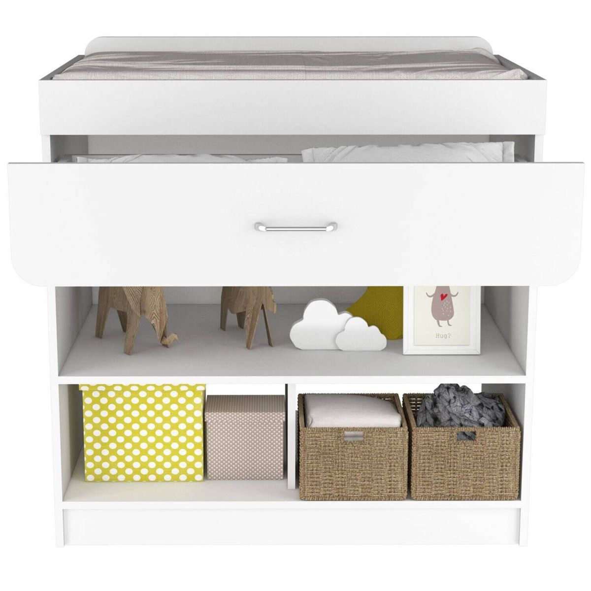 RTA DESIGN - Mueble cambiador rosario blanco