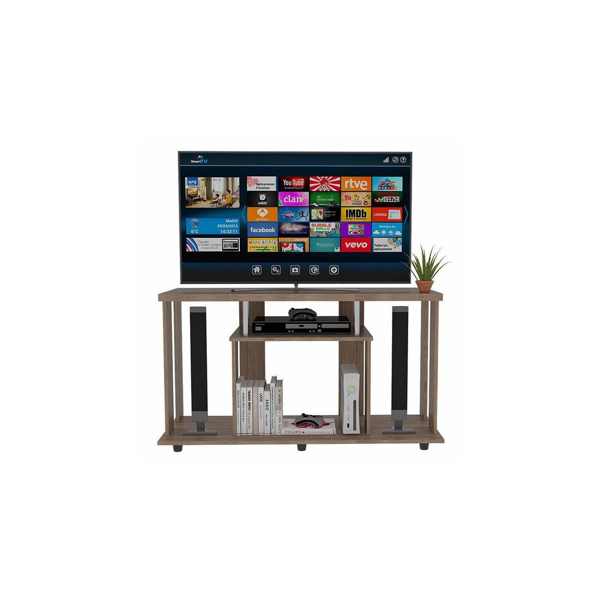 RTA DESIGN - Mesa para tv alpin con espacio televisión de 50
