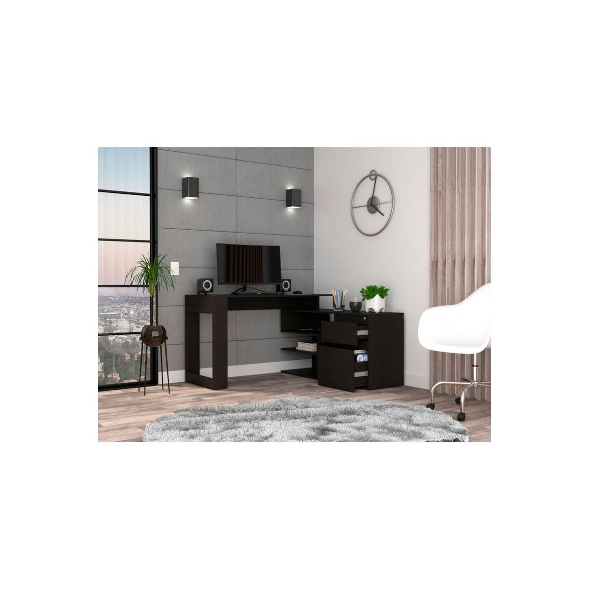 RTA DESIGN - Escritorio en l alteza wengue