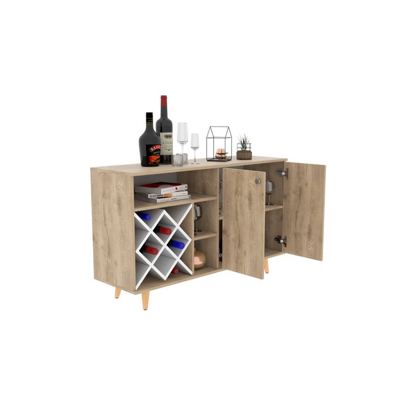 RTA DESIGN - Bar nantes macadamia con espacio para botellas