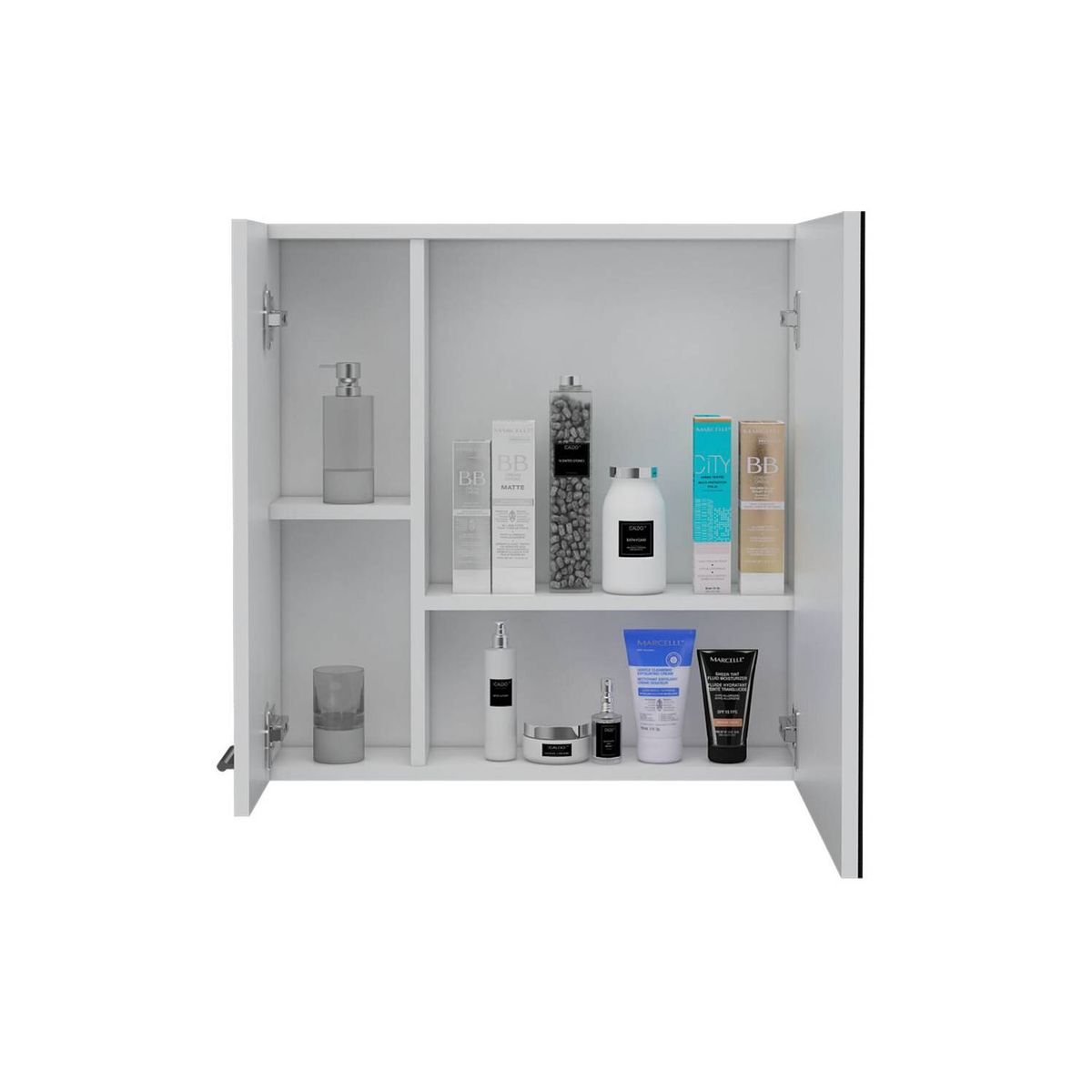 RTA DESIGN - Gabinete de baño egeo blanco con puerta espejo
